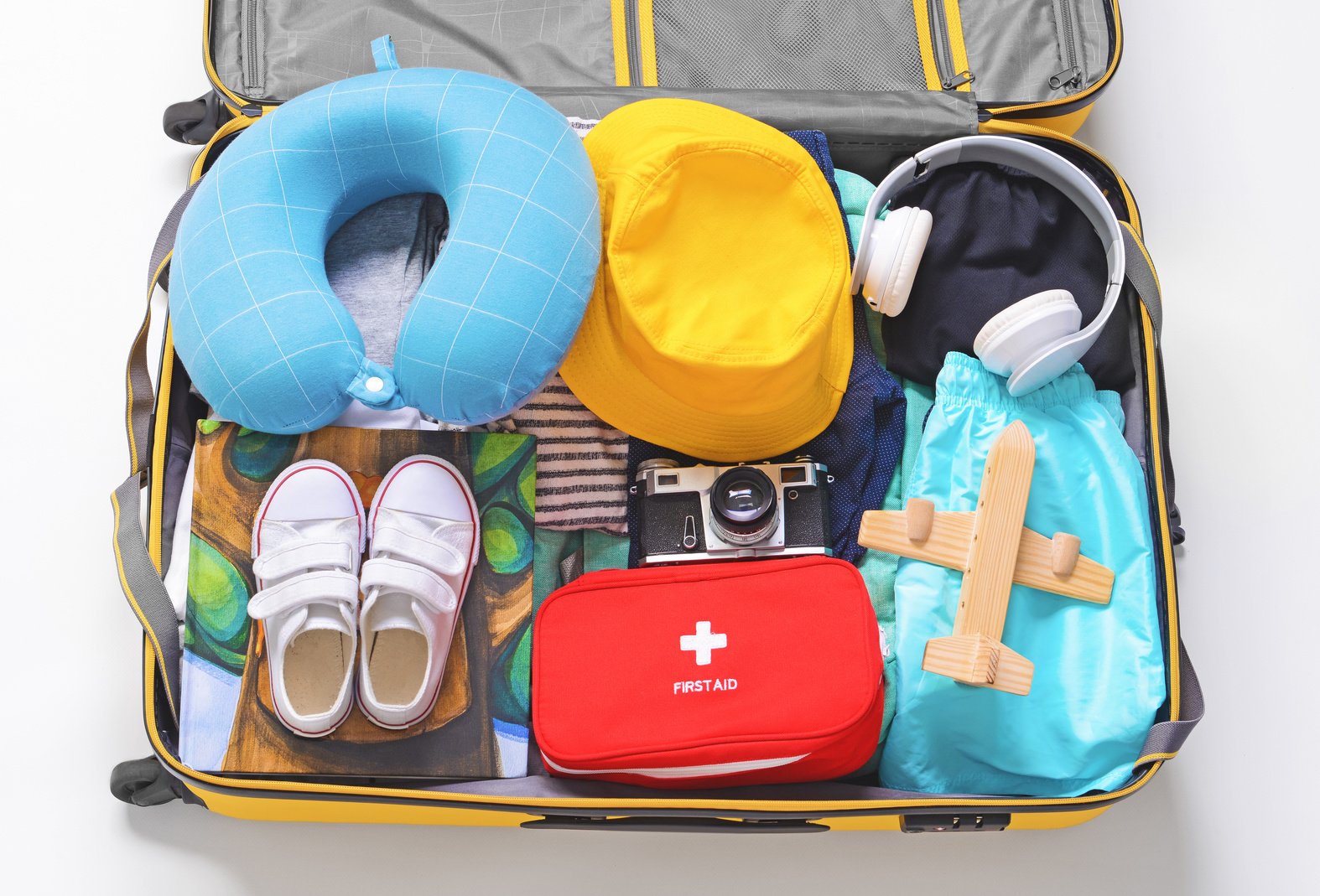 Suitcase with Travel Accessories for Children