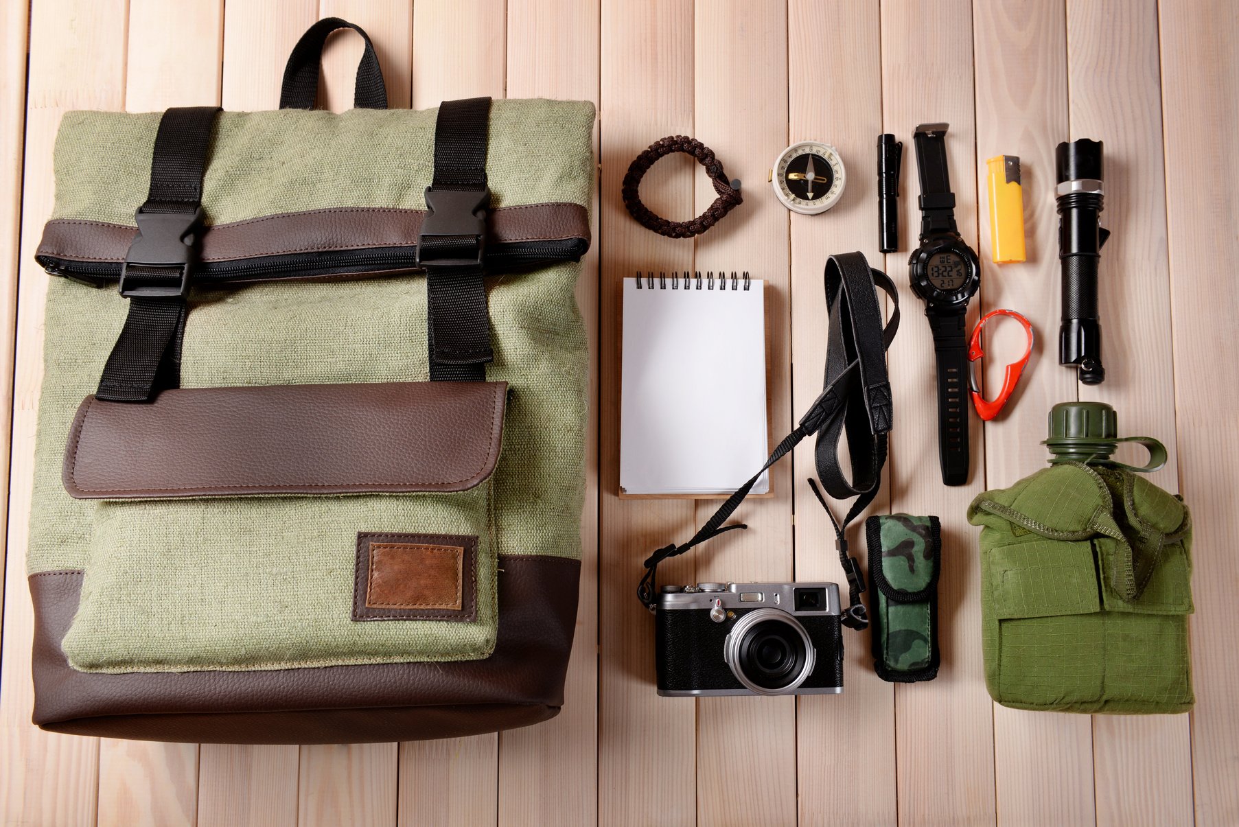 Backpack and Other Camping Gear 